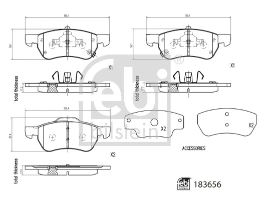 Brake Pad Set, disc brake